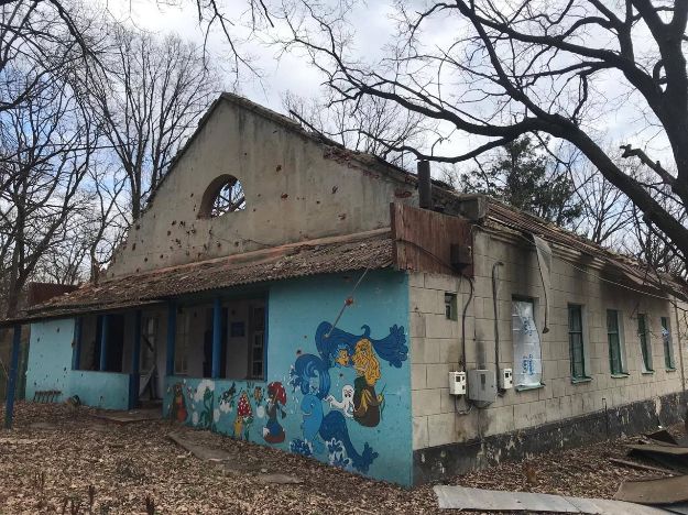 Ворожим обстрілом знищено дитячий садок на Богодухівщині