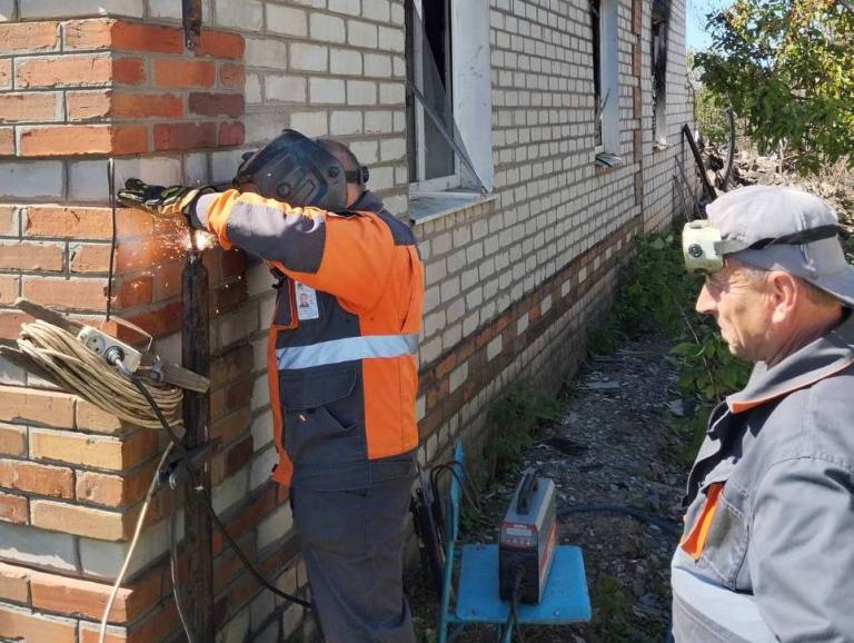 На Богодухівщині відновили перебитий обстрілом газопровід