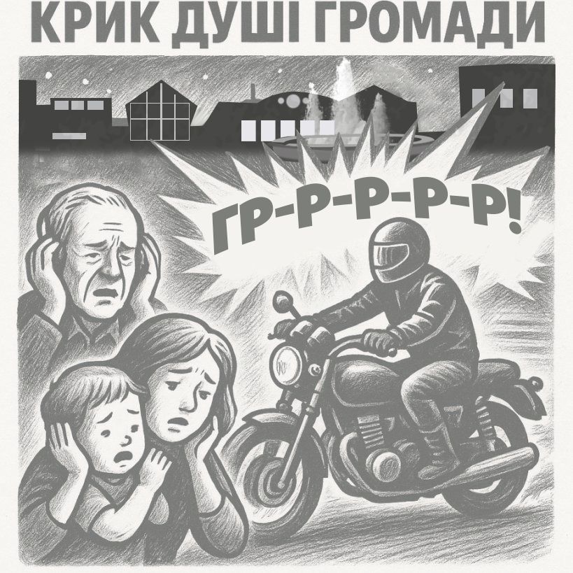 Шум мотоциклів у місті: крик душі громади