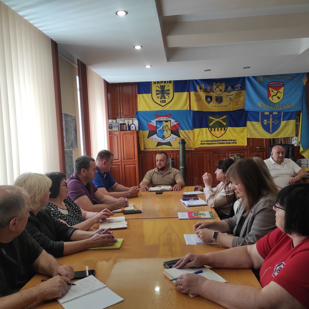 Апаратна нарада в Богодухівській районній військовій адміністрації