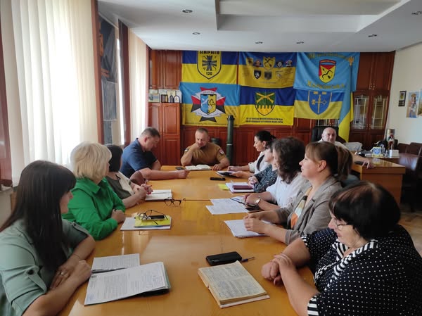 У Богодухівській районній військовій адміністрації проведено апаратну нараду