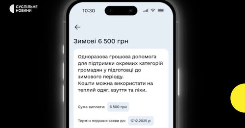 Стартував прийом заявок на одноразову виплату 6500 гривень у межах "Зимової підтримки": хто та як може отримати