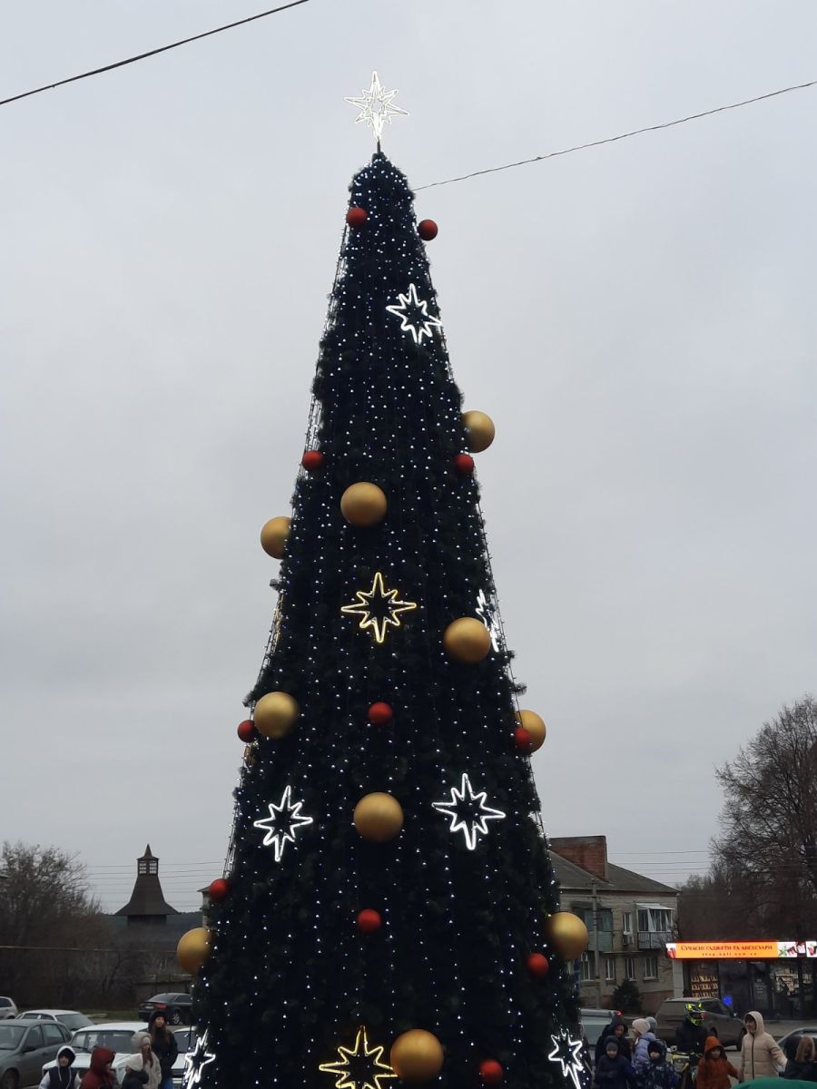 Святий Миколай відкрив головну ялинку Богодухова