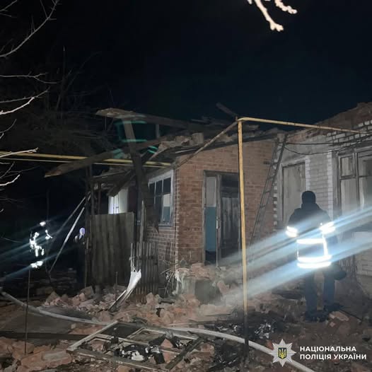 Рф завдали удар безпілотником по селу Богодухівського району