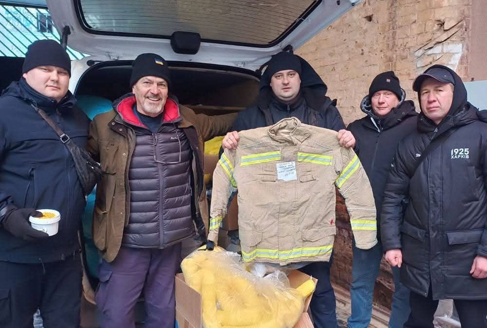 Богодухівський район отримав сучасний захисний одяг для добровільних пожежних команд
