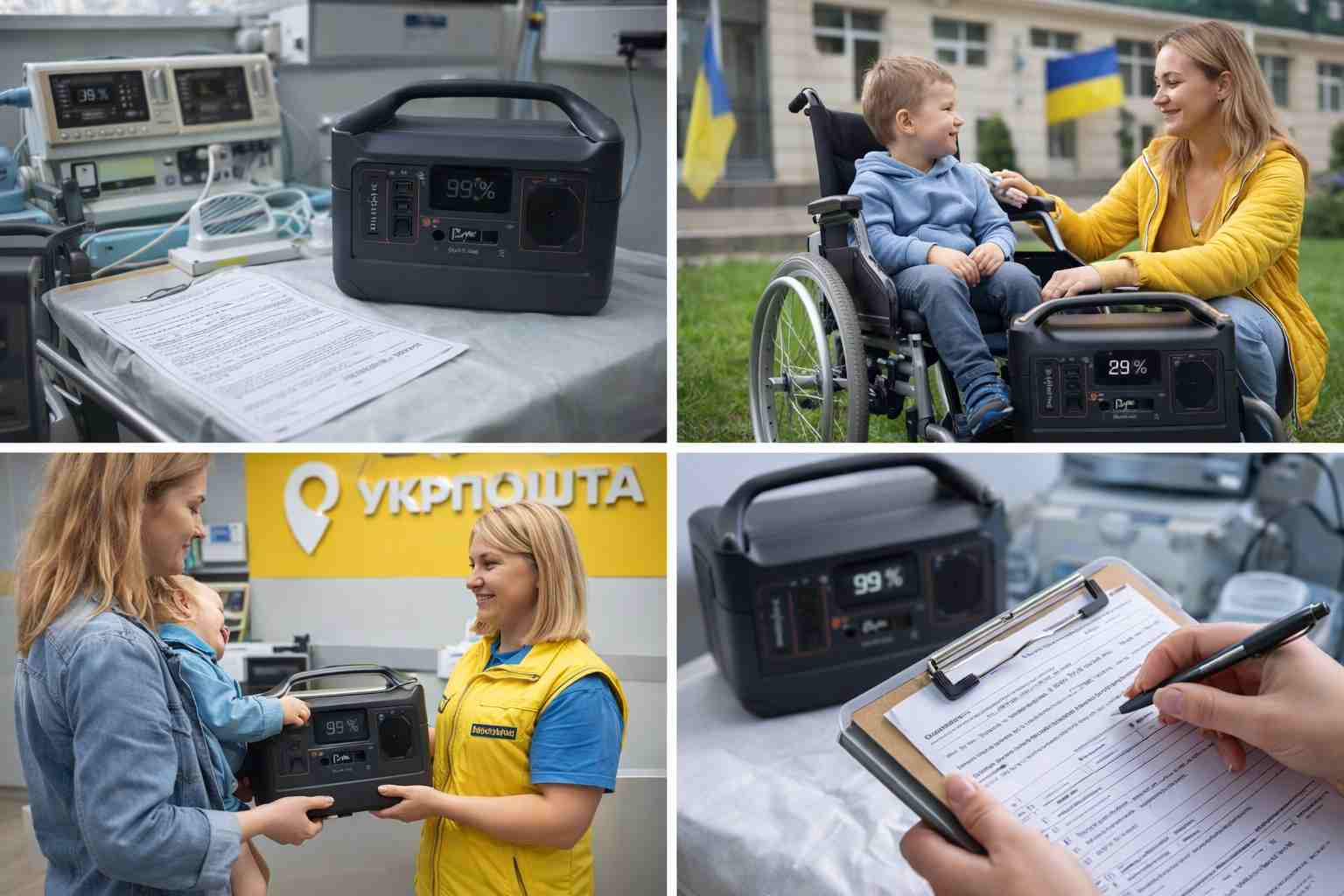Діти з інвалідністю підгрупи А отримають портативні зарядні станції
