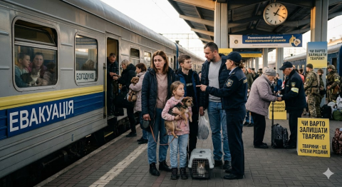 Чи варто евакуювати домашніх тварин: що думають богодухівці та радять фахівці