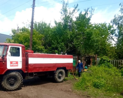 У Богодухівському районі рятувальники ліквідували пожежу в господарчій споруді