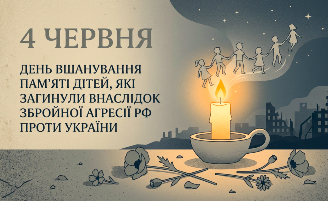 4 червня – День пам’яті дітей, загиблих через війну: Україна вшановує невинні жертви російської агресії