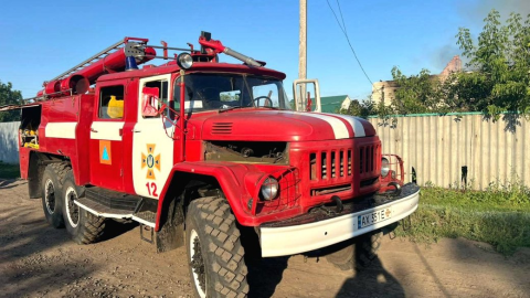 На Богодухівщині під час пожежі в будинку чоловік отримав опіки