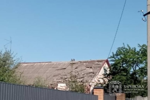Богодухівський район знову під ударами: пошкоджені будинки, господарські споруди, склад та електромережі