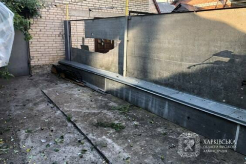 На Богодухівщині через обстріли пошкоджено житлові будинки, навчальний заклад та електромережі
