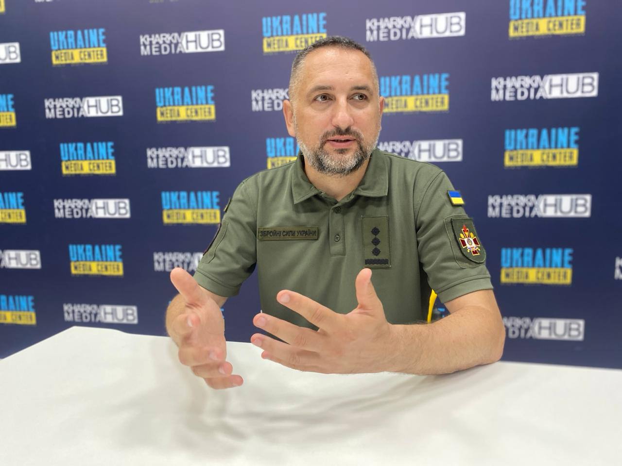 Віталій САРАНЦЕВ : «Наразі ознак загострення на Богодухівському напрямку немає, але небезпека від дронів залишається високою»