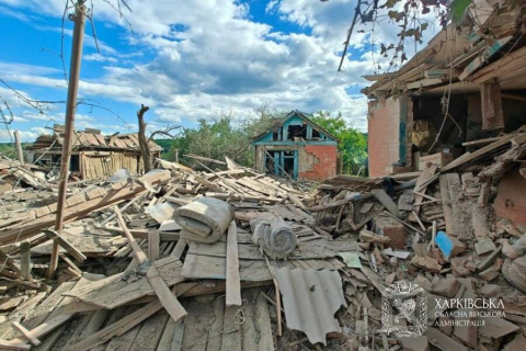 Росіяни вдарили по Богодухову та громадах району: загинув чоловік, є поранені, пошкоджено кладовище й інфраструктуру