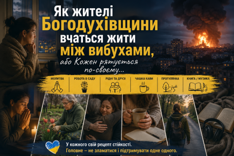 Як ми вчимося жити між вибухами, або Кожен рятується по-своєму...