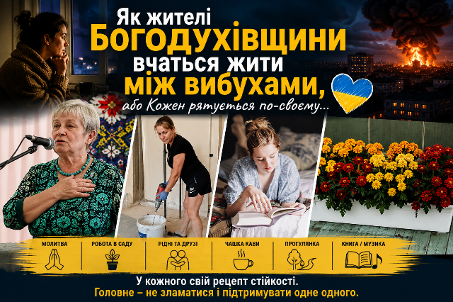 Як ми вчимося жити між вибухами, або Кожен рятується по-своєму...