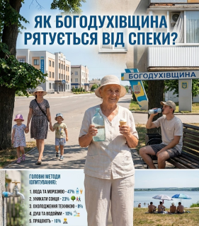 Спека понад +30°C на Богодухівщині: як мешканці переживають аномальну погоду