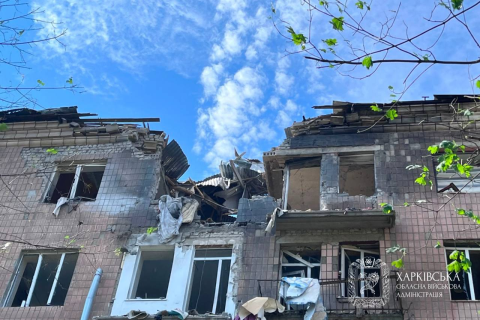 У Богодухівському районі через ворожі обстріли пошкоджено освітній заклад