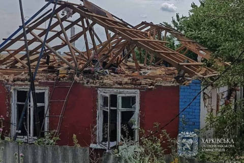 Росіяни знову атакували Богодухівський район: пошкоджені АЗС, житлові будинки