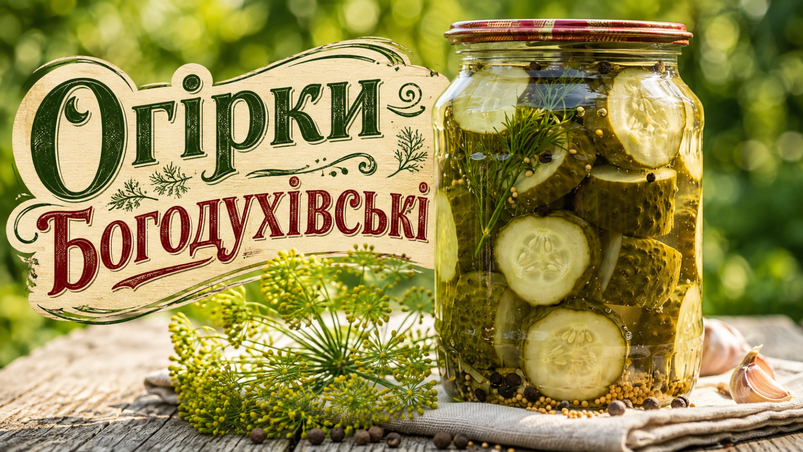 Консервовані огірочки по-богодухівські