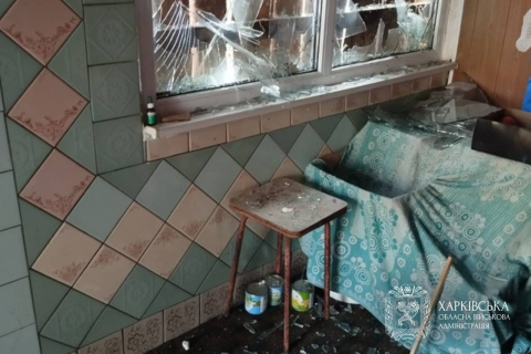 Обстріли Богодухівщини: були влучання у навчальний заклад, у Золочеві в  будинок і автомобіль