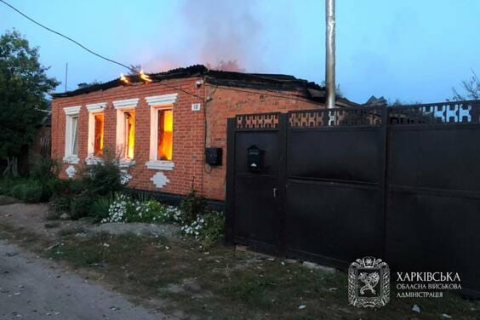 У Золочеві на Богодухівщині пошкоджено два приватні будинки та господарчі споруди