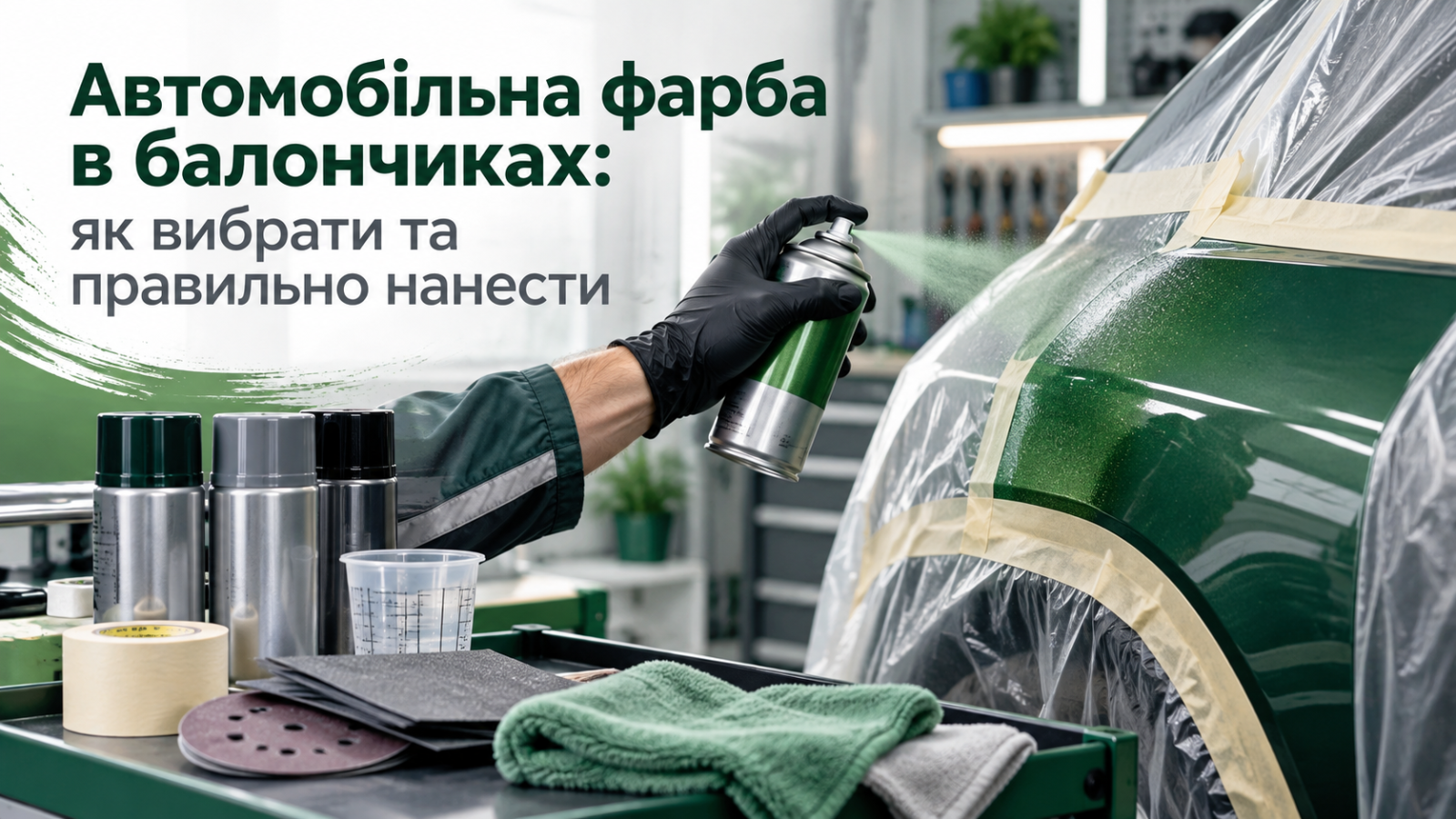 Автомобільна фарба в балончиках: як вибрати та правильно нанести
