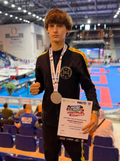 Кікбоксер із Богодухівщини Микита Плахонін виборов срібло на чемпіонаті світу WAKO
