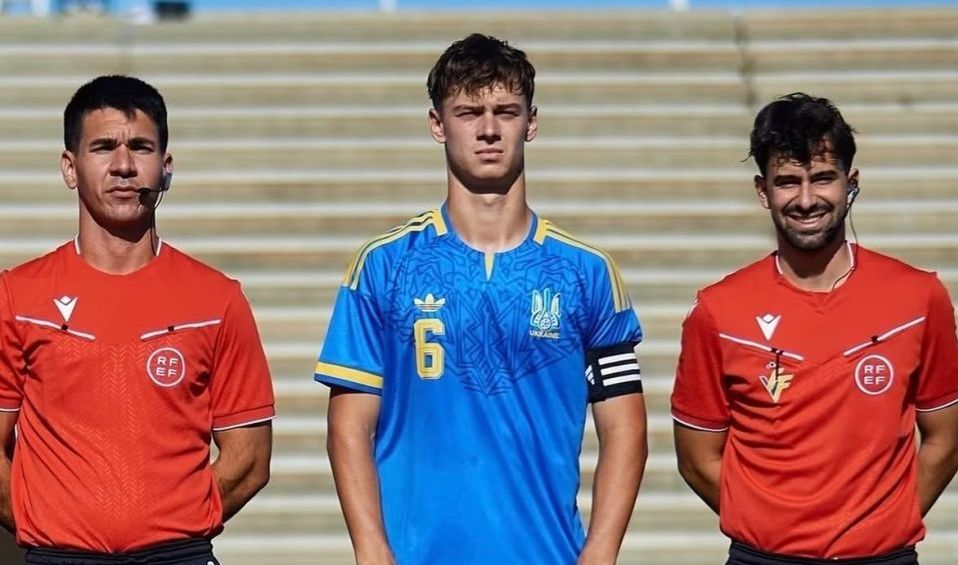 Єгор Шерстюк -капітан юнацької збірної України U19!