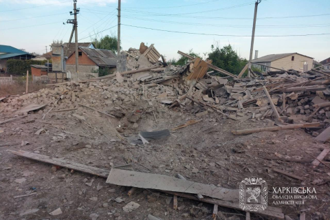 На Богодухівщині пошкоджено складську будівлю та автомобіль