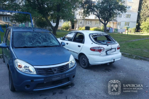 На Богодухівщині поранені двоє чоловіків, пошкоджені два автомобілі